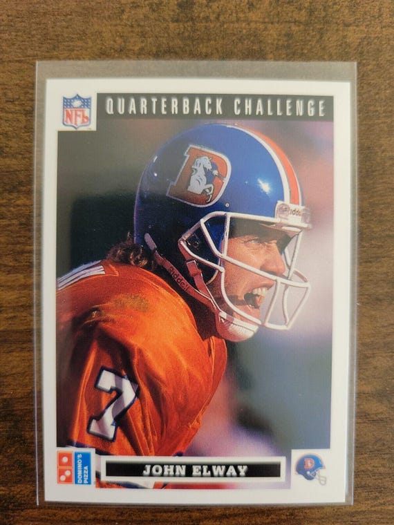 1991 Upper Deck Domino's Quarterback Challenge #7 John Elway NFL