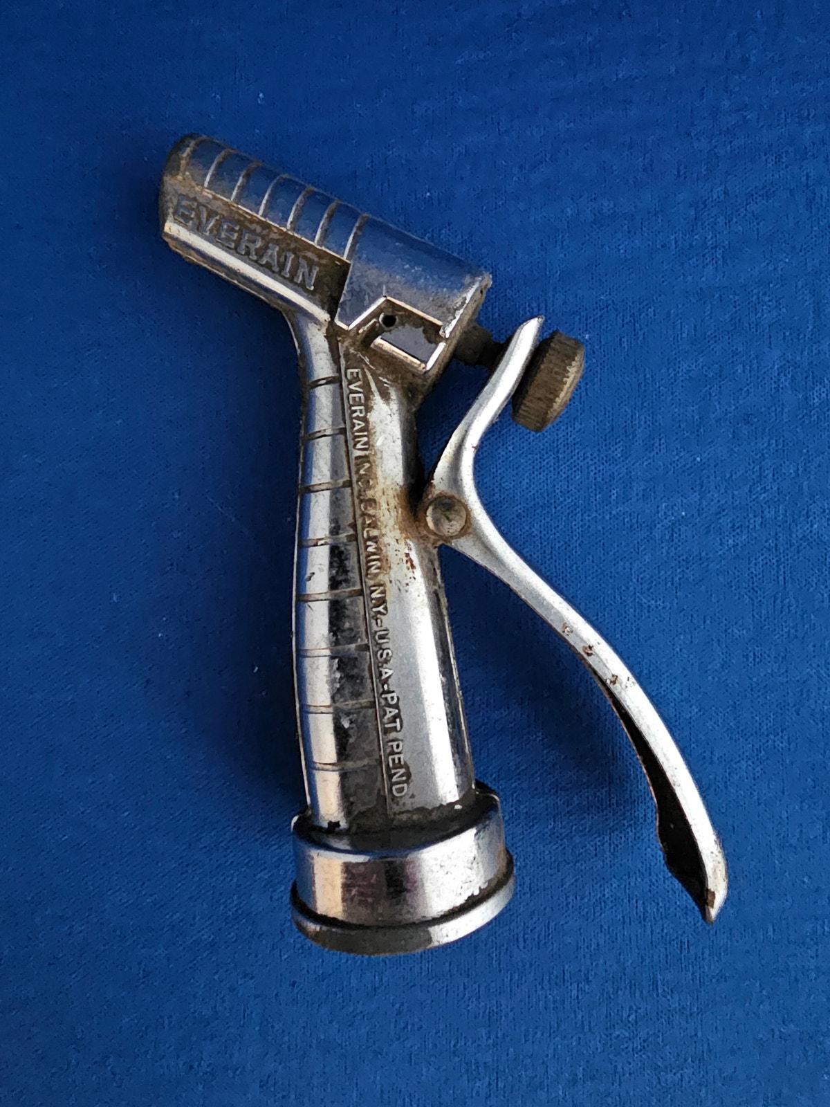 Pulvérisateur pour tuyau d'arrosage en métal Everain - Pistolet à eau pour enrouleur de tuyau, arrosage