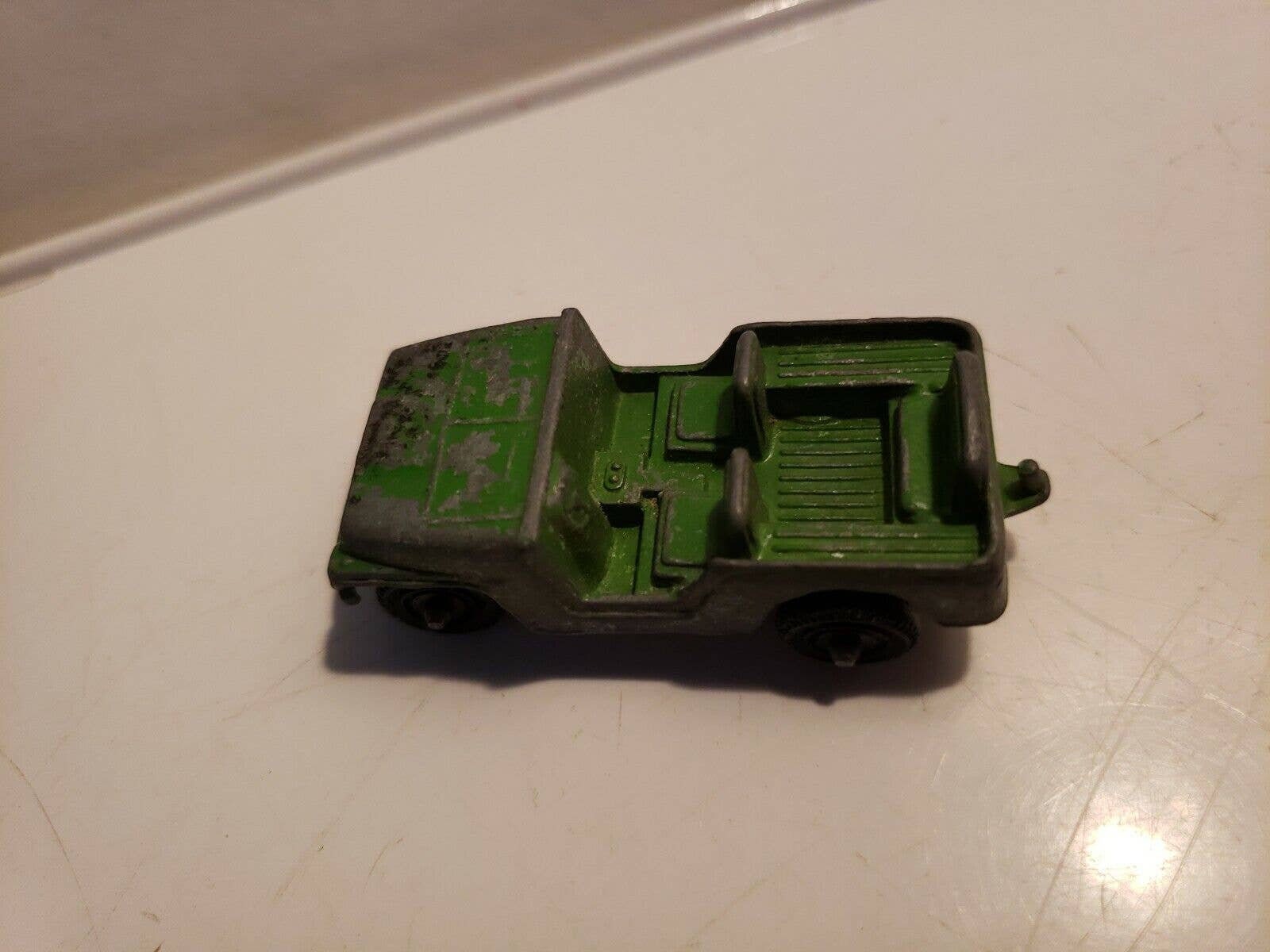 Vintage tootsie Toy Green Jeep Metal Diecast Miniature Toy Car Etsy