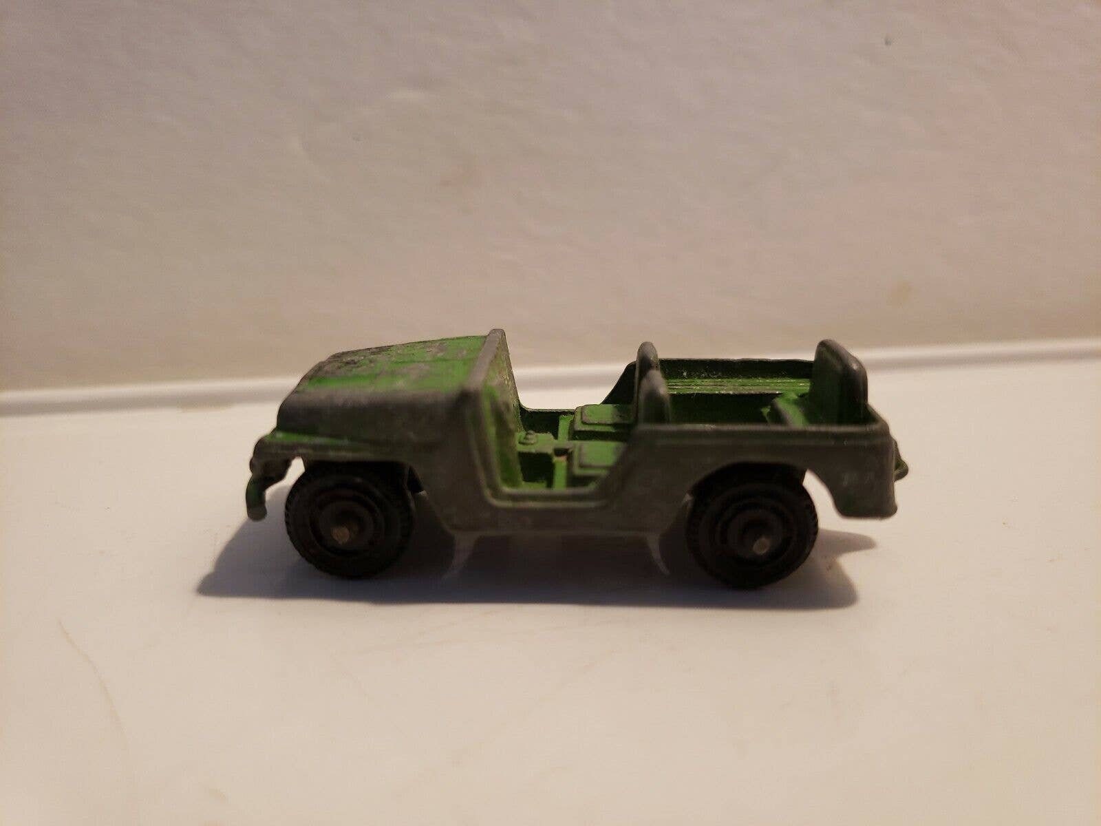 Vintage tootsie Toy Green Jeep Metal Diecast Miniature Toy Car Etsy