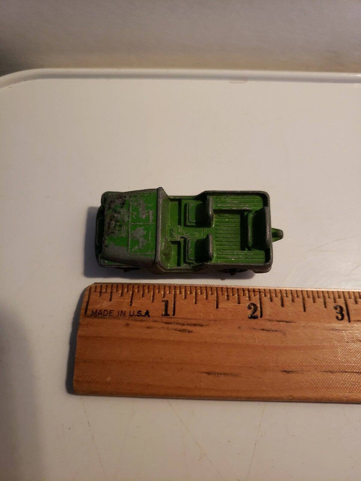 Vintage tootsie Toy Green Jeep Metal Diecast Miniature Toy Car Etsy