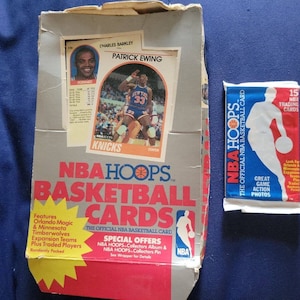 1989-90 NBA Hoops Basketball Sealed Wax Packs Möglich Michael Jordan/ Robinson!