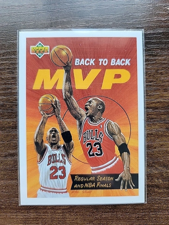 ＠NBA ブルズ コメモラティブカード (UPPER DECK 1992) 1992 Bulls Vs Blazers Upper Deck Michael Jordan Basketball