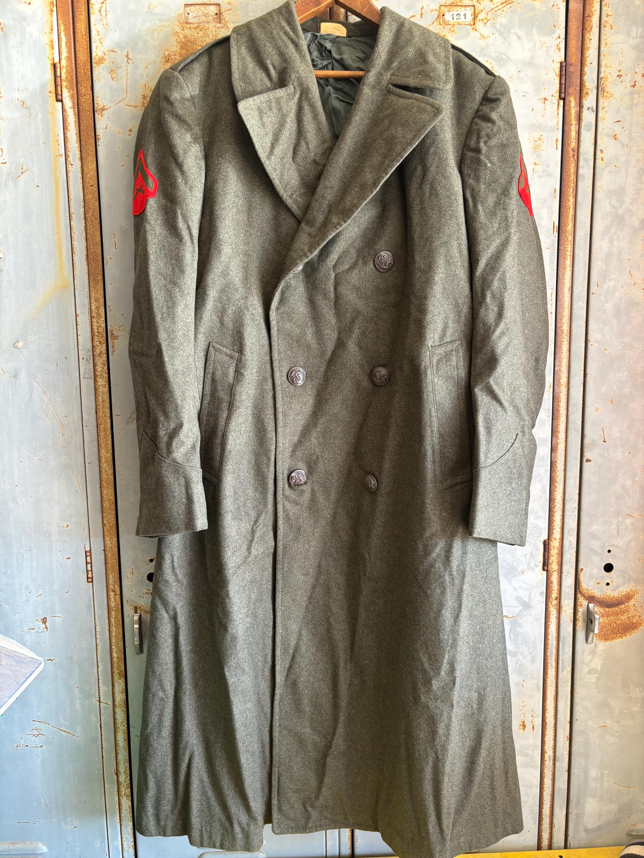 Vintage Men's Marine Corp Wool Green Jacket Vietnam War Jacket