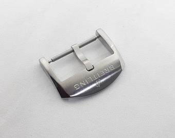 20mm stainless steel pin buckle for breitling watches band bracelet watch band accessories