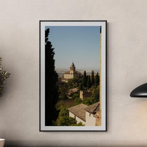 Alhambra, Granada, Spagna, Stampe dell'Alhambra, Arte murale spagnola, Stampe fotografiche, Stampe di Granada, Fotografia di viaggio