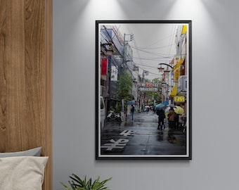 Authentic Japanese Cityscapes, Urban Photography Prints, Instant Download, Japanese Art, Japan Street