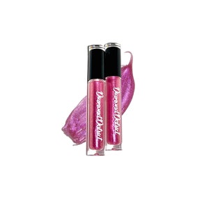 Glitter Barbie Pink Lip Gloss Made With Vegan Ingredients