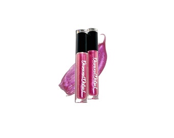 Glitter Barbie Pink Lip Gloss Made With Vegan Ingredients