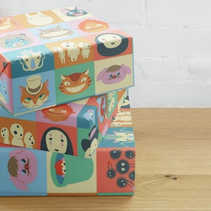 Studio Ghibli Character Wrapping Paper