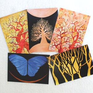 Set di cartoline "Magic Tree Dream" 5 pezzi