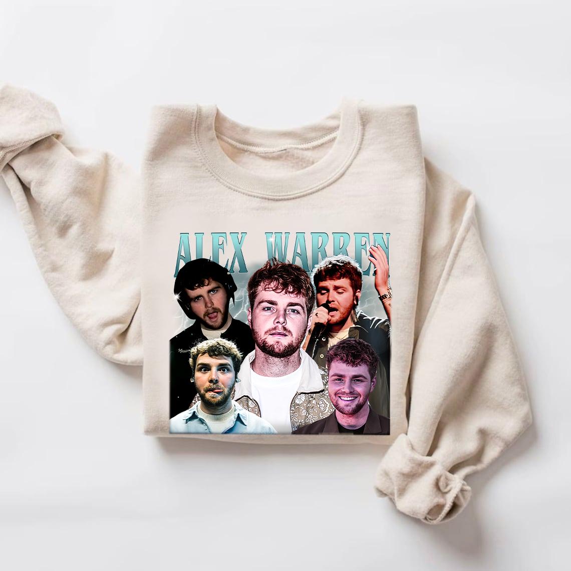 Vintage Alex Warren Sweatshirt, Cheaper Than Therapy Tour 2025 Hoodie, Gift For Fan Tee, Youth Shirt And Unisex Shirt