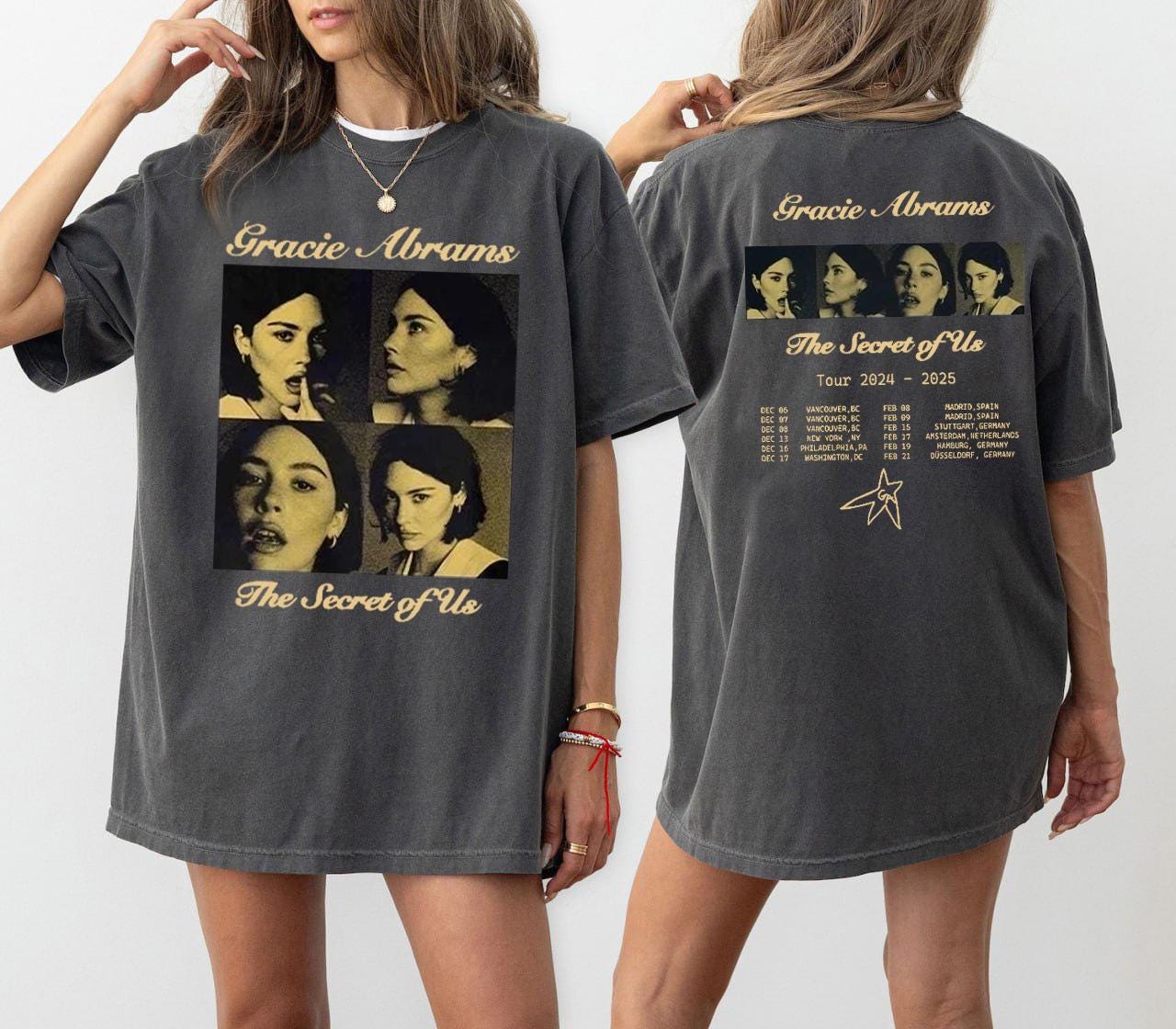 GracieAbramsグレイシーエイブラムス　ツアーTシャツ Merch - Gracie Abrams Official Store