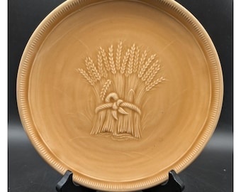 Franciscan Harvest Wheat dinerbord, gemaakt in Californië door MCM Gold Earthenware, 23 cm.