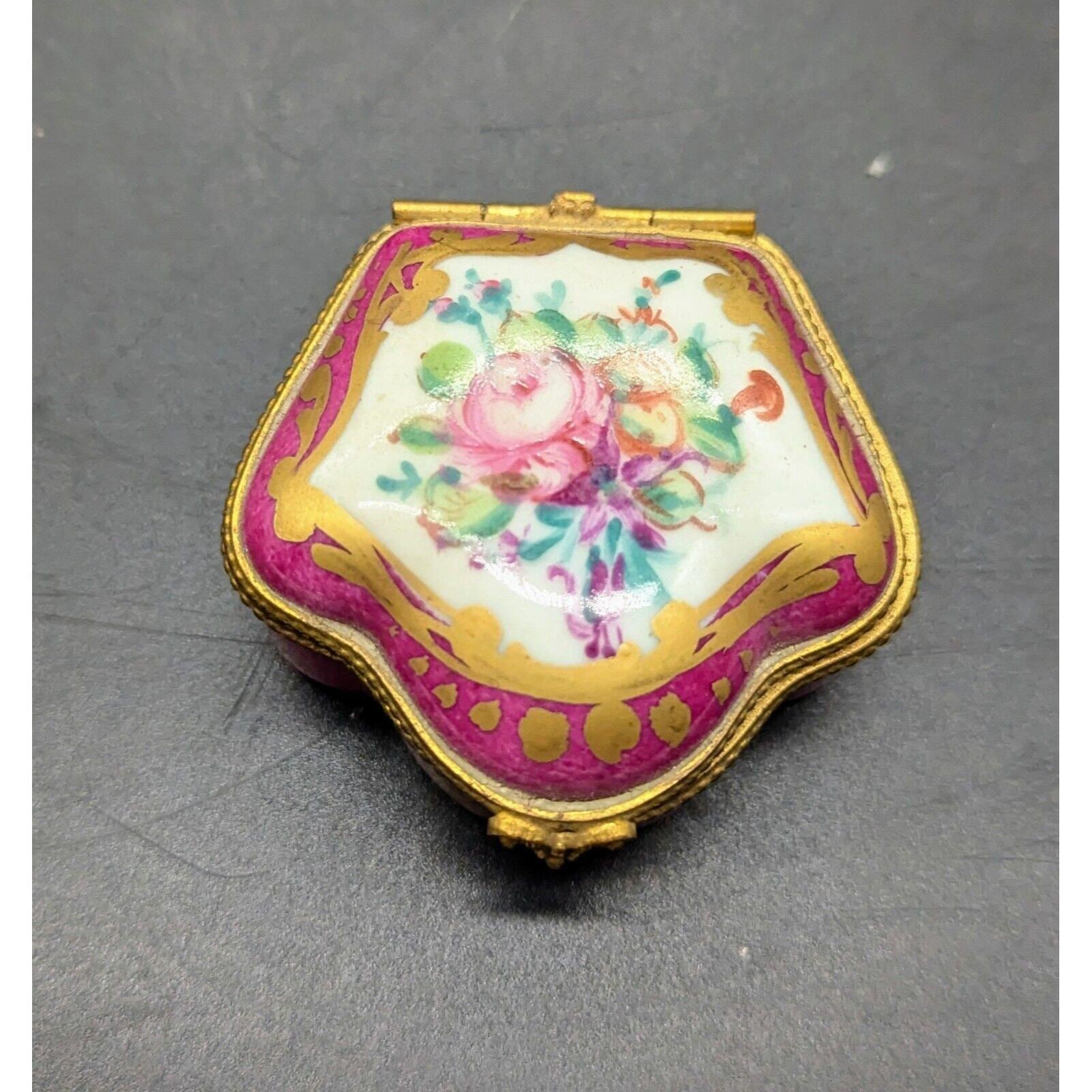 IMOGES　リモージュ　ANTIQUE　BOX FRANCE Antique Limoges Box - Etsy