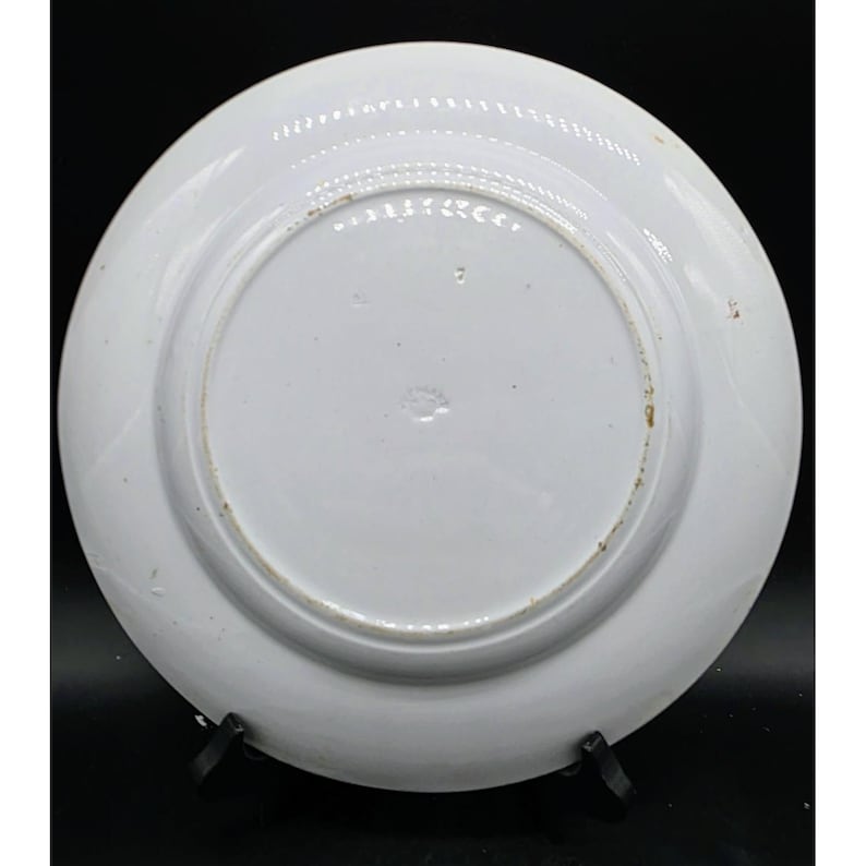 Antique Copeland & Sons Stoke Upon Trent Ruins Brown Transferware 10" Plate image 7