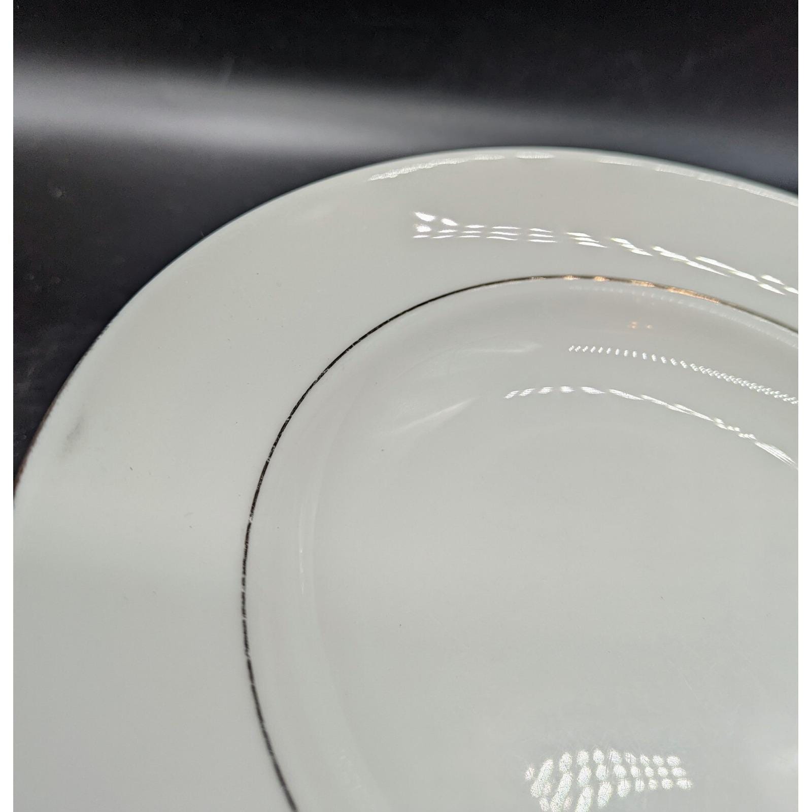 Set of 6 Lenox Continental Dining Gold Rimmed Soul Bowl 9.25
