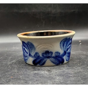 Vintage Beaumont Pottery Salt Glazed Stoneware Bowl Handmade Studio Pottery 5.5&quot;