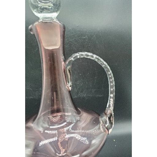 工芸品 MCM Decanter Vintage Mid-century Modern MCM Empoli Amethyst Decanter Stopper