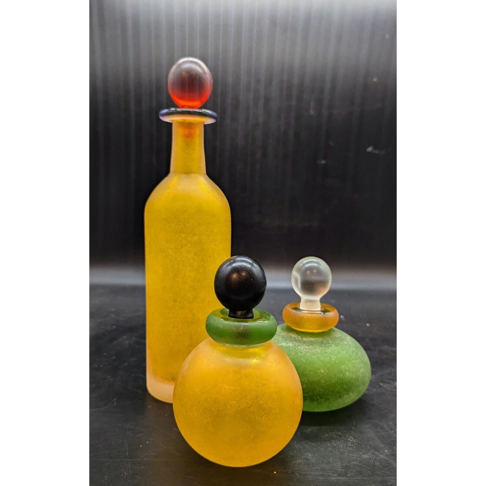 Pair of Rare Signed Franco Moretti Murano Art Deco Green