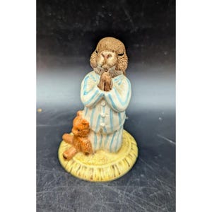 Vintage Royal Doulton Bunnykins Bedtime Figurine DB55 1986 England Hand Painted