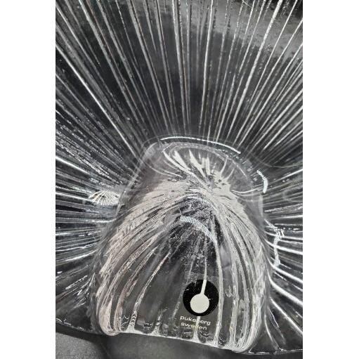 Mid Century Pukeberg Glass Scallop Clam Shell Dish Eva Englund