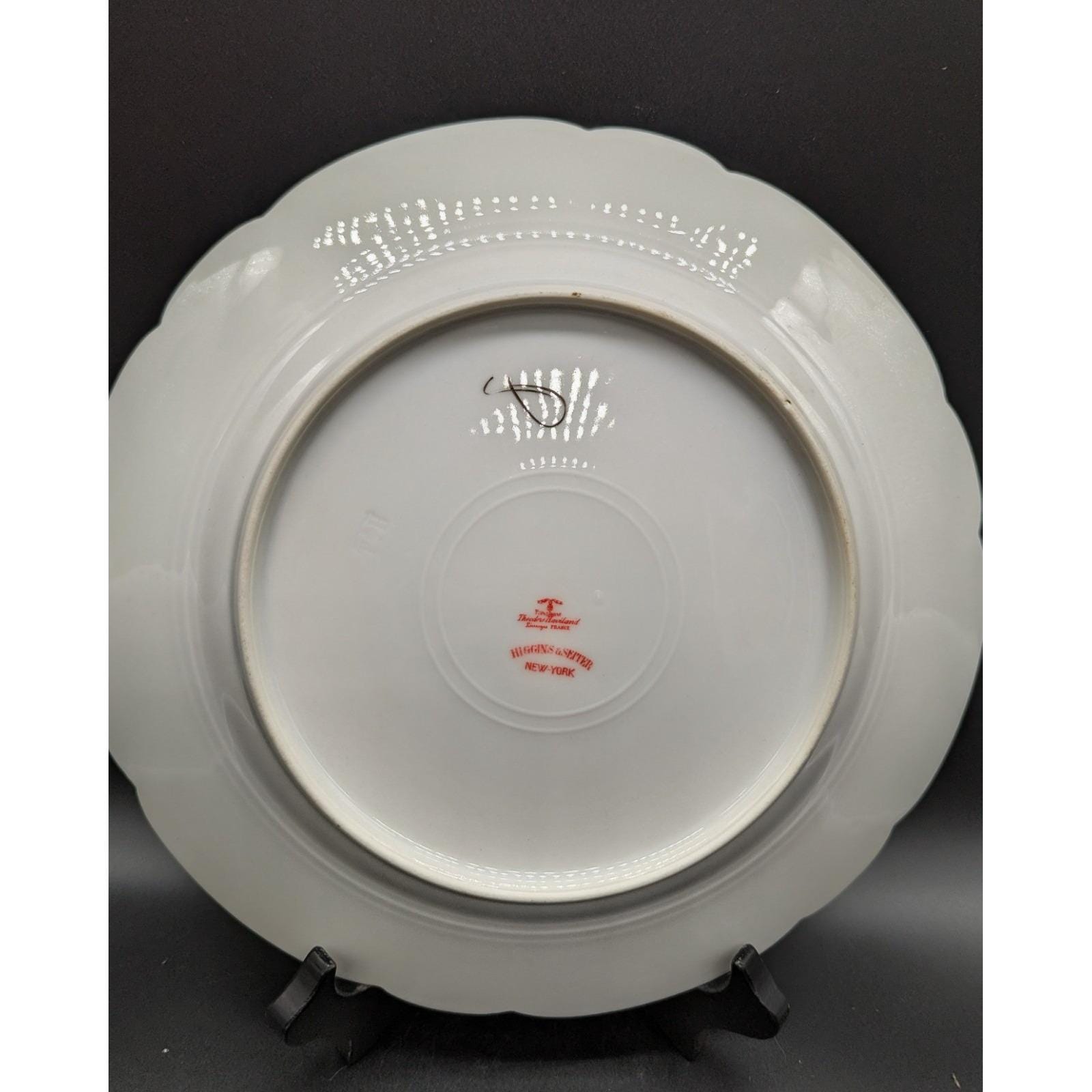 Set/8 Antique Haviland Limoges France Schleiger 41 Dinner Plates 9