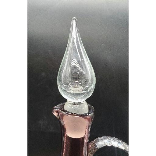 Vintage Mid-century Modern MCM Empoli Amethyst Decanter Stopper