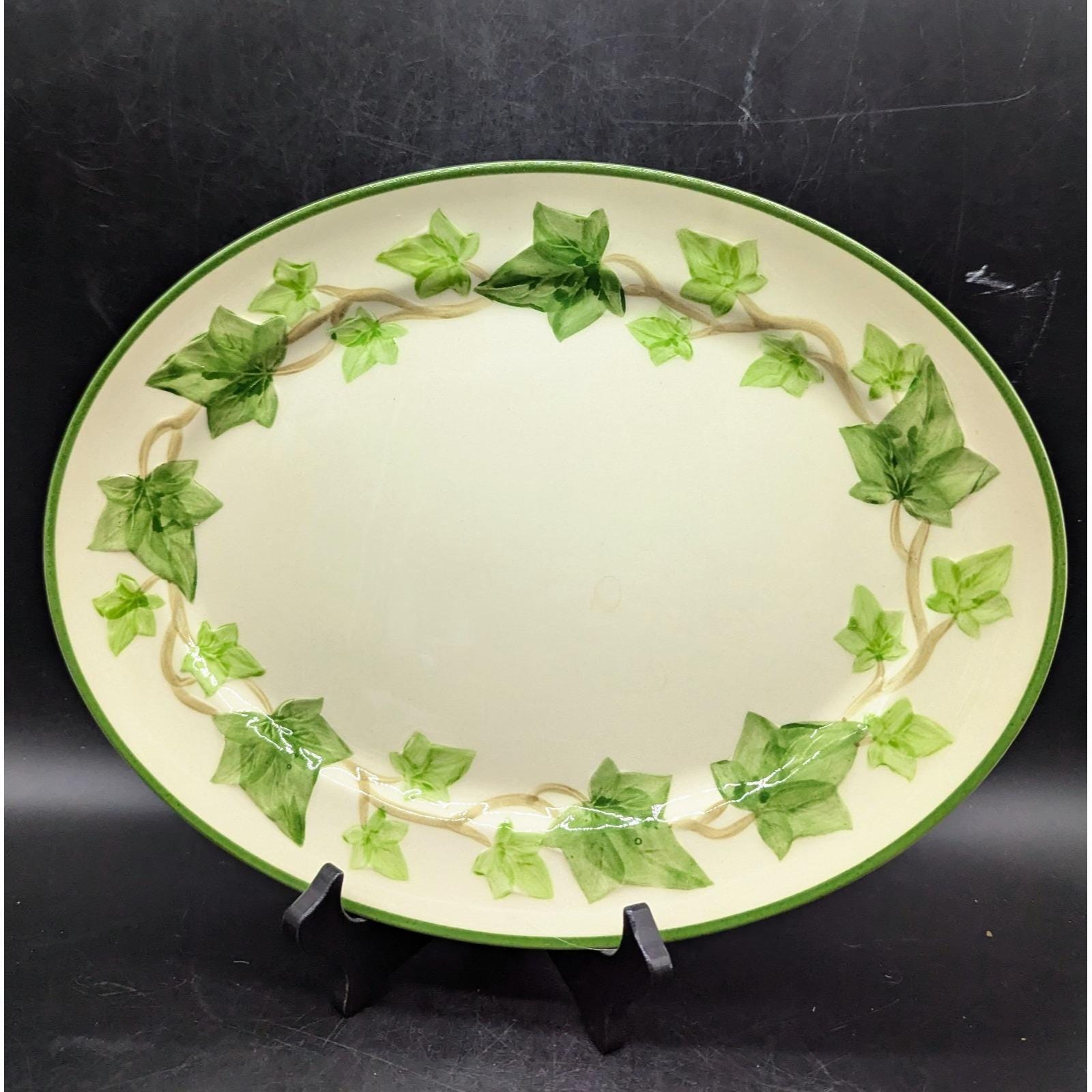 Vintage Franciscan Ivy Oval Serving Platter American Replacement California 13"