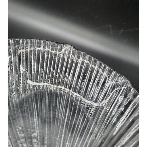 Mid Century Pukeberg Glass Scallop Clam Shell Dish Eva Englund