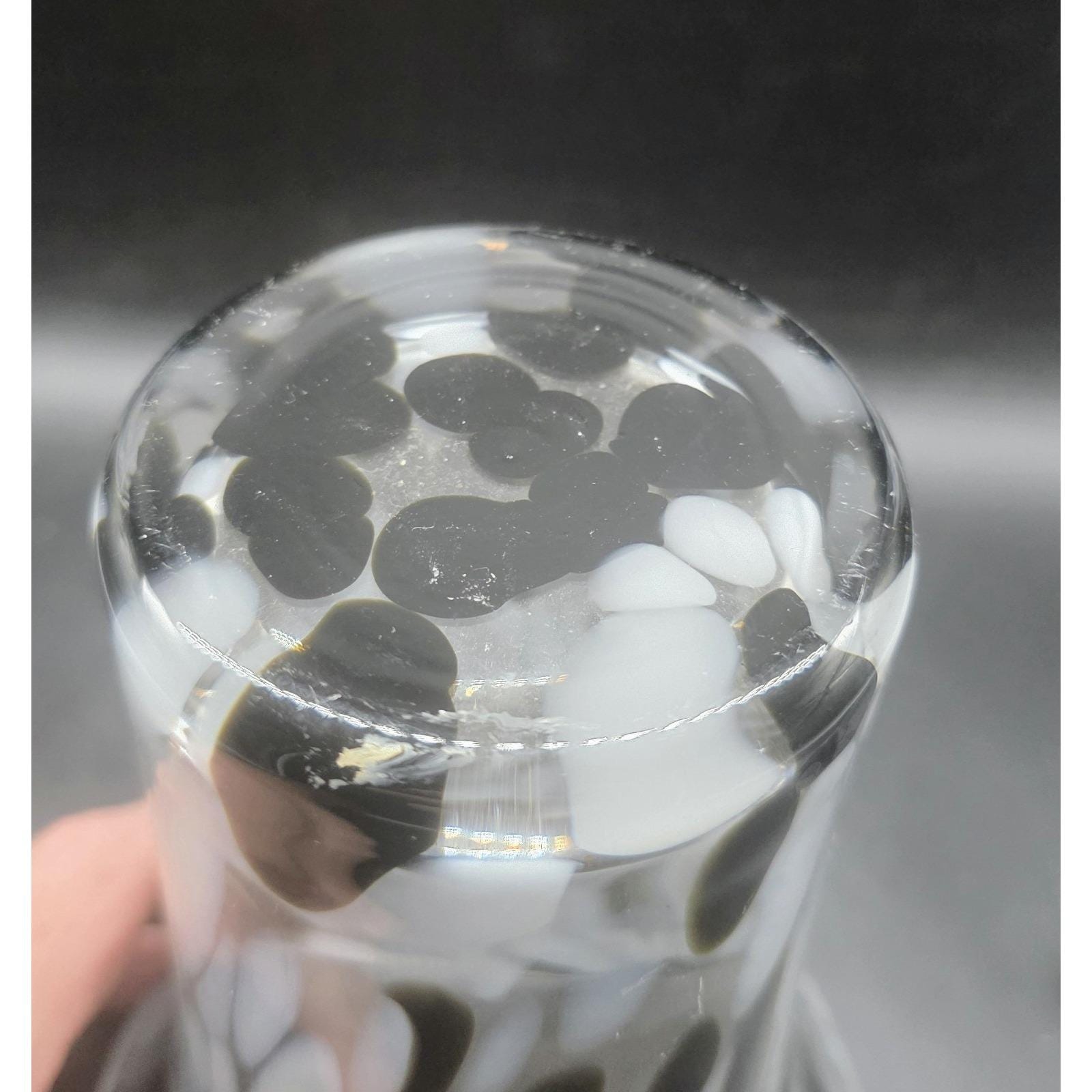 Tadeusz Wrzesniak HSG Ladnaポーランドハンドメイド花瓶 Vintage Wrzesniak Glassworks Handblown Art Glass Vase Poland Maker