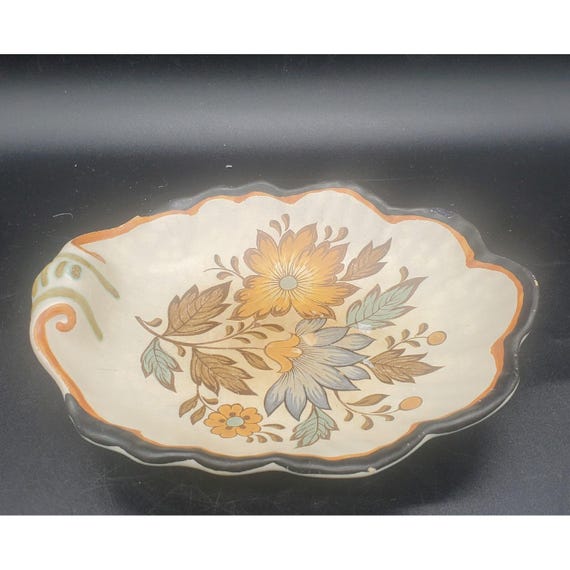 Flora Keramiek Gouda Plateel Holland Hand Painted Pottery