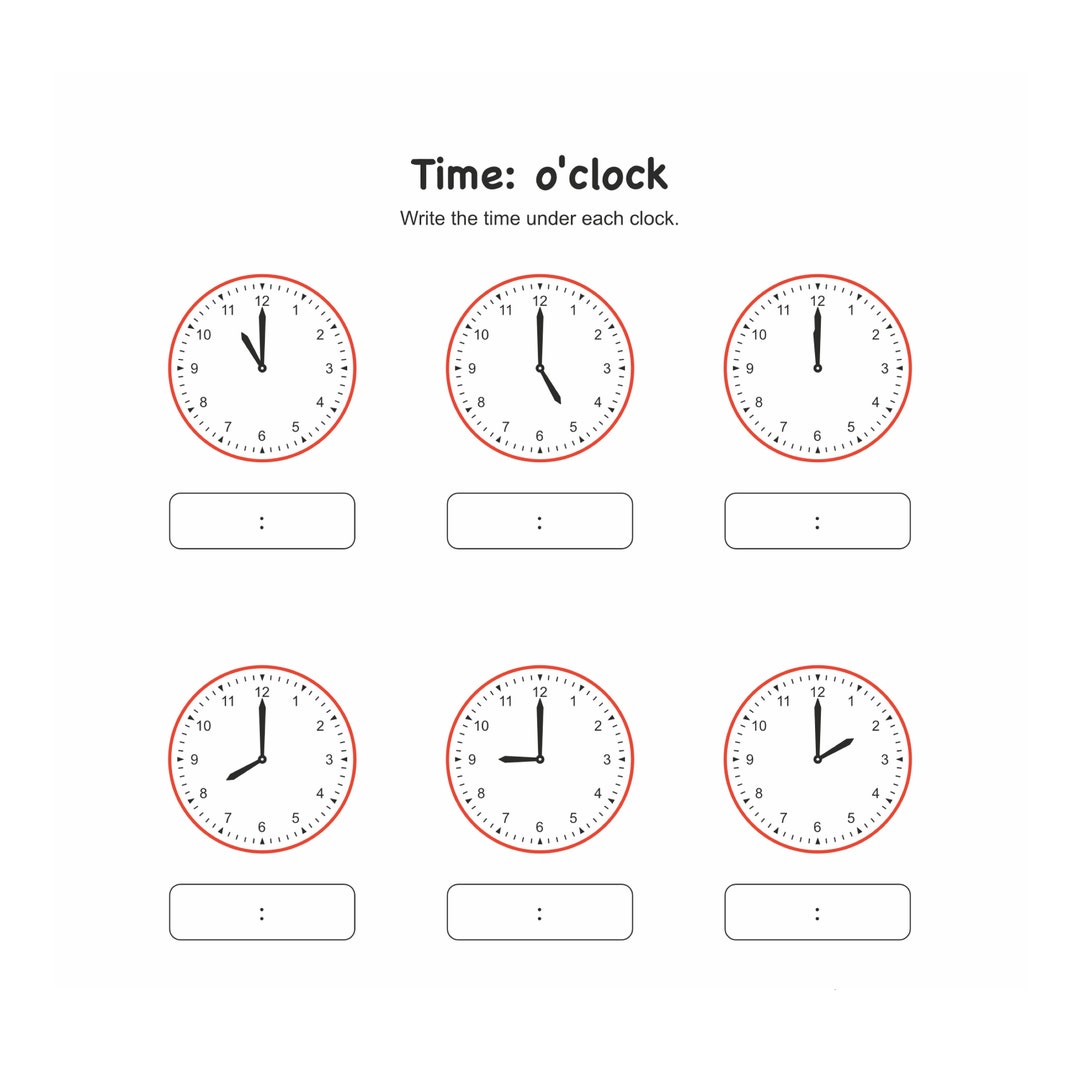 Time Worksheets, Telling Time Oclock, Half Past, Quarter To, Quarter