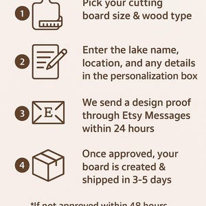 Custom ANY Lake Epoxy Clock – Personalized Lake Map Wall Clock – Engraved Wood Lake House Decor – Cabin Gift – Rustic Wall Art image 9