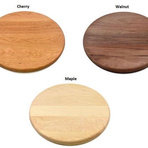 Custom lake wall clock available in Walnut Cherry and Maple hardwood options