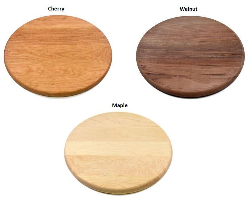 Custom lake wall clock available in Walnut Cherry and Maple hardwood options