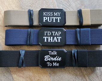 Ceinture de golf, Logo personnalisé, Personnalisable, Fête des pères, cadeau, Ceinture magnétique