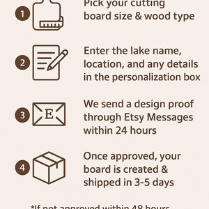 Custom ANY Lake Epoxy Clock – Personalized Wood Lake Map Art – Lake House Decor – Cabin Wall Clock – Engraved Lake Gift image 12