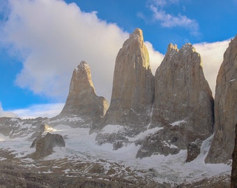 Torres del Paine, Wall Art, Landscape Photography, Mountain Lake Photography, Digital Download, Mountain Range, #6