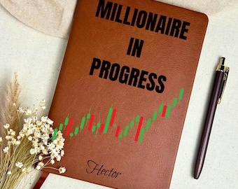 Personalisiertes Trader Journal Geschenk für Day Trader Geschenke für Börsenmakler Krypto Trader Geschenk für Forex Trader Krypto-Währungshandel Bär Bull