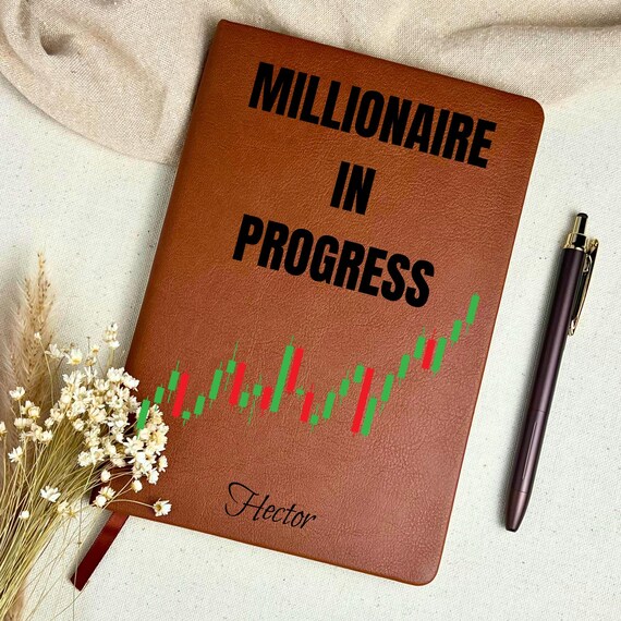 Personalized Trader Journal Gift For Day Trader Gifts for Stock Broker Crypto Trader Gift For Forex Trader Cryptocurrency Trading Bear Bull