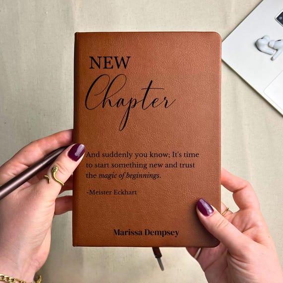 Personalized Journal Gift For New Chapter