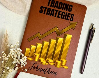 Personalized Trading Strategies Journal - Vegan Leather Investment Log Book