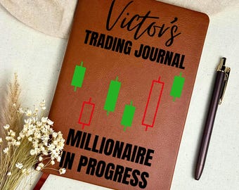 Personalisiertes Handelslogbuch - MarktFINanzen Geschenk, Trader Journal Geschenk für Day Trader, Notizbuch für Börsenmakler, Krypto Trader Forex, Kapitalanleger