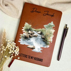 Personalized Letters To My Husband Journal -  Future Husband Gift For Husband Anniversary, Custom Husband Gift, Vows To My Husband