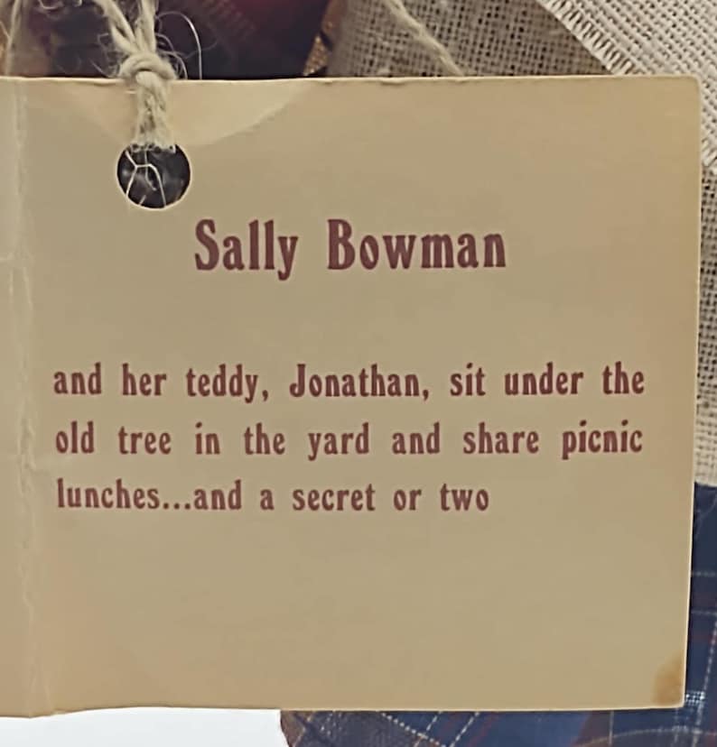 Vintage Lizzie High 1985 sally Bowman Wooden Folk Etsy