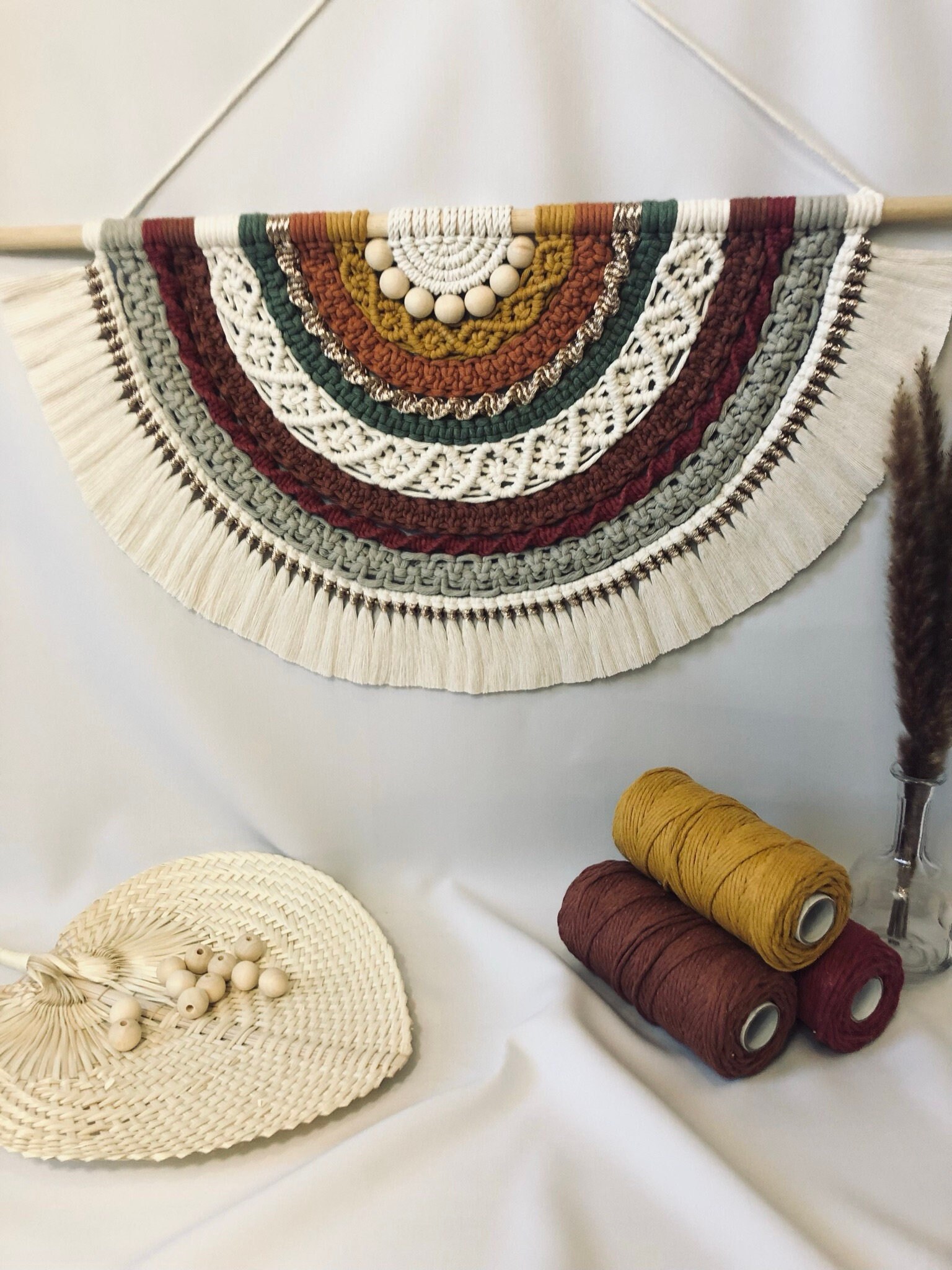 Macramé/Décoration Murale Teinture d'intérieur Bohème