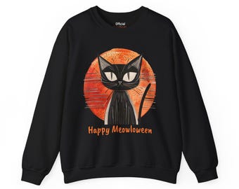 Cute Halloween Cat Sweatshirt | Cozy Fall Layer for Cat Lovers | Spooky Season Apparel | Perfect Gift for Halloween Celebrations, [...]