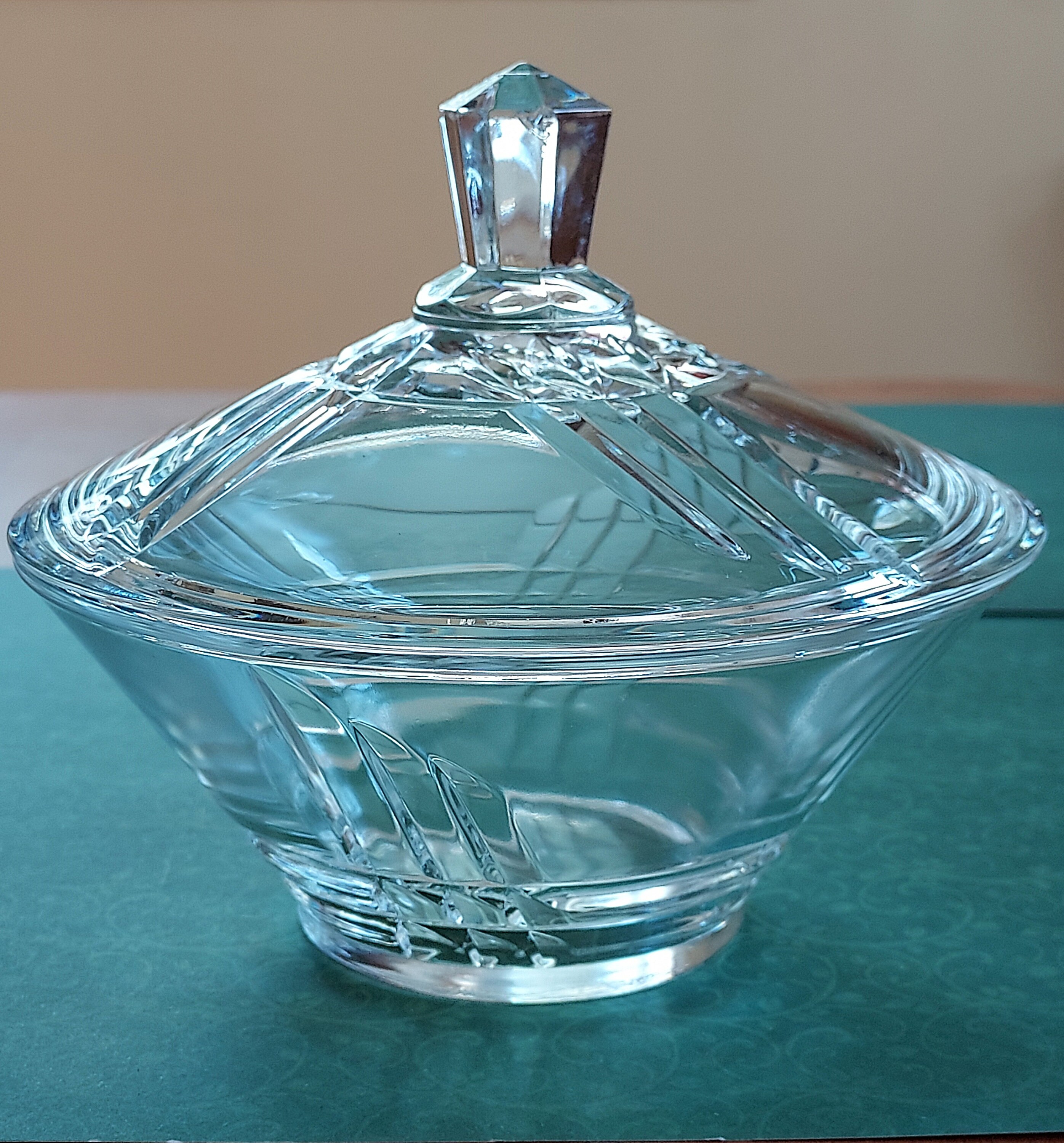 Cristal D'arquesdurand Candy Dish With Lid, Luminarc USA Candy Dish