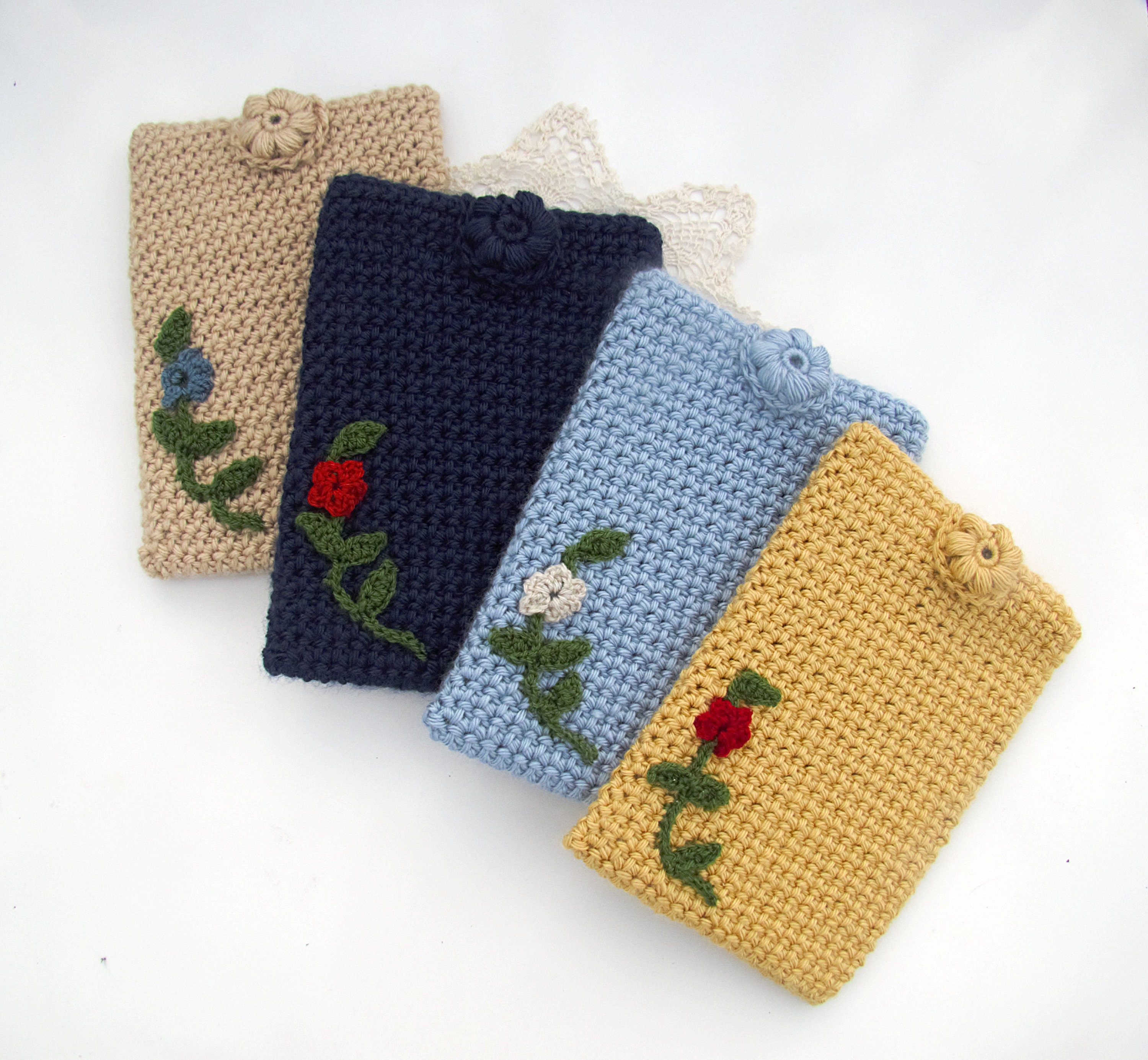 Crochet kindle case -  France